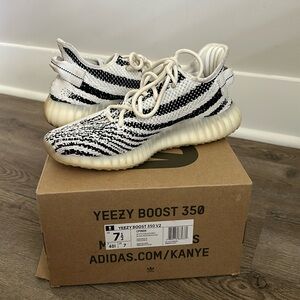 Yeezys zebras